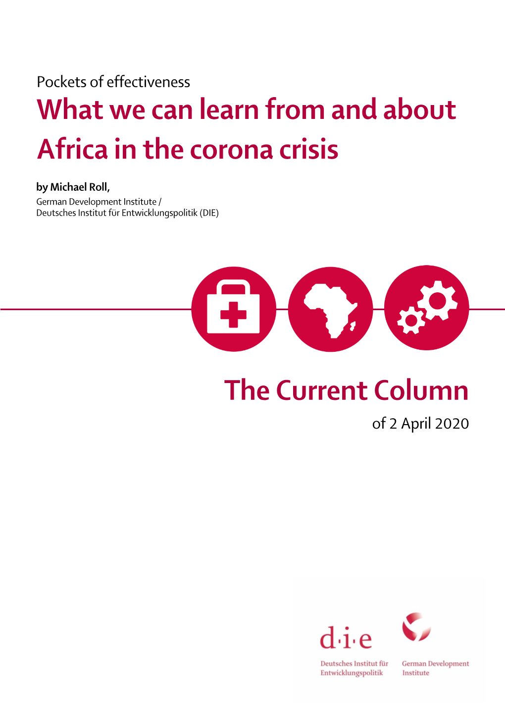 What We Can Learn from and About Africa in the Corona Crisis The