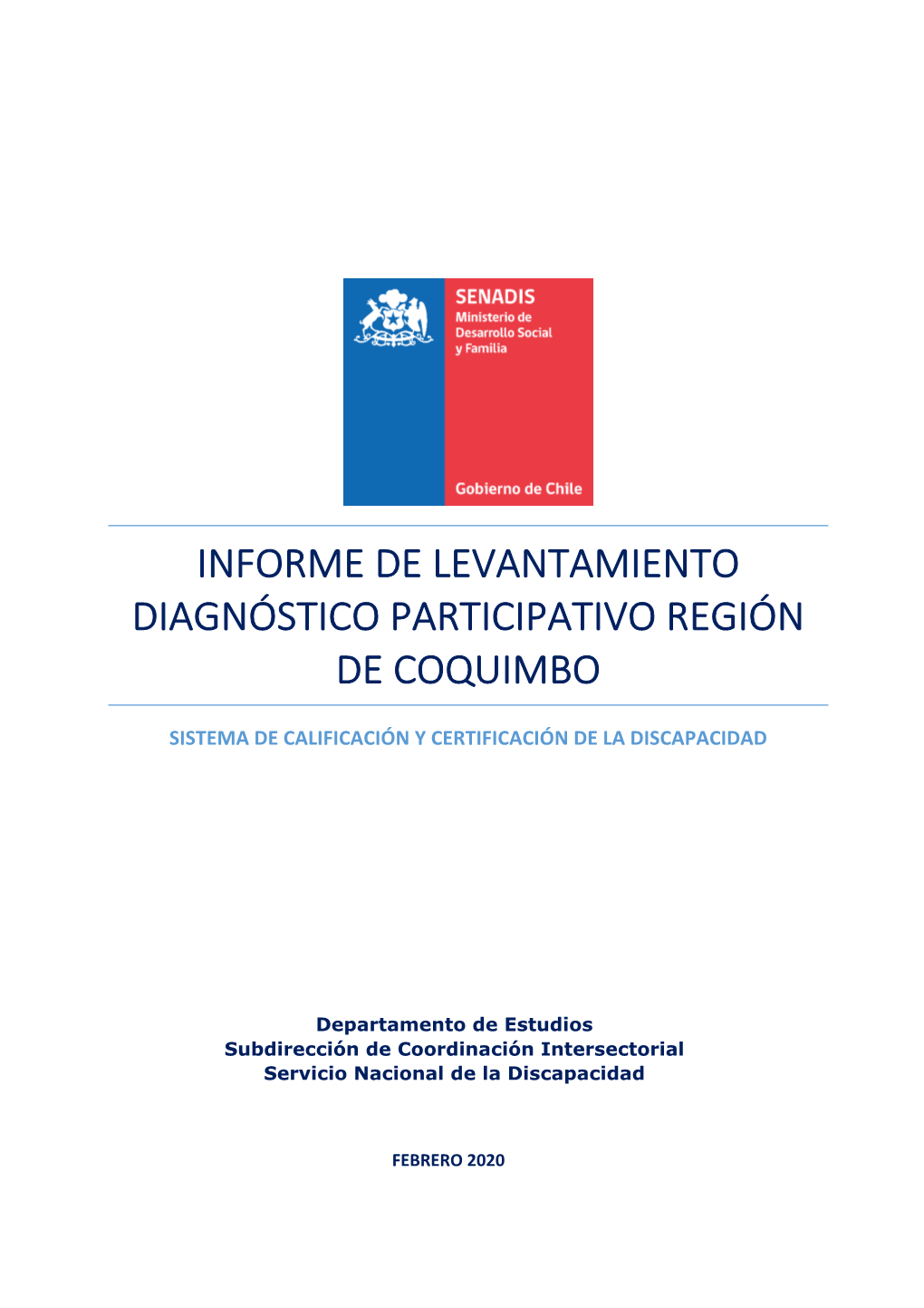 Informe De Levantamiento Diagnóstico Participativo Región De Coquimbo