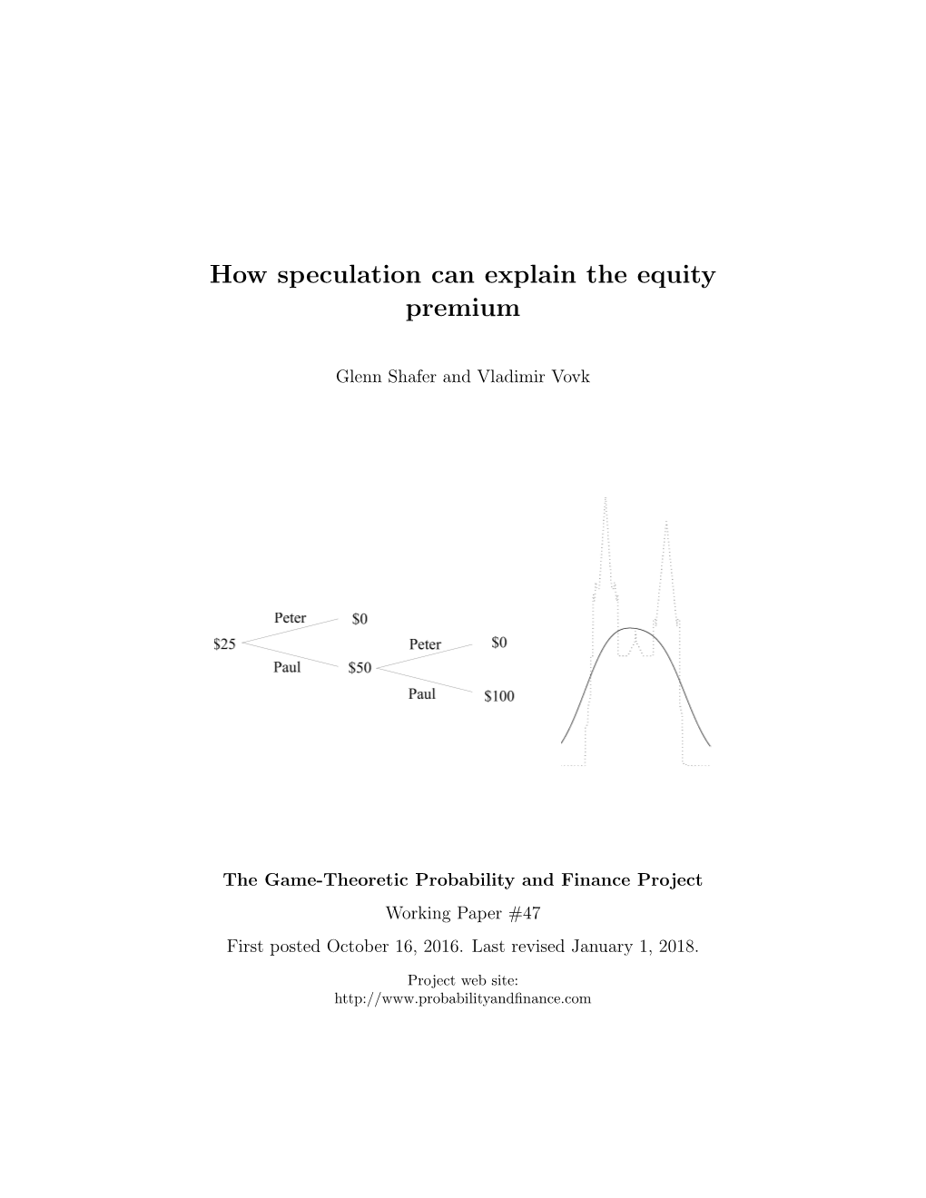 How Speculation Can Explain the Equity Premium