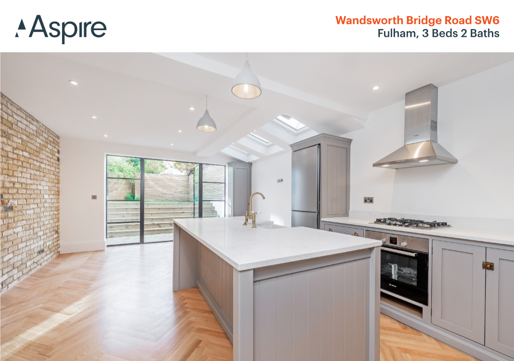 Wandsworth Bridge Road SW6 Fulham, 3 Beds 2 Baths