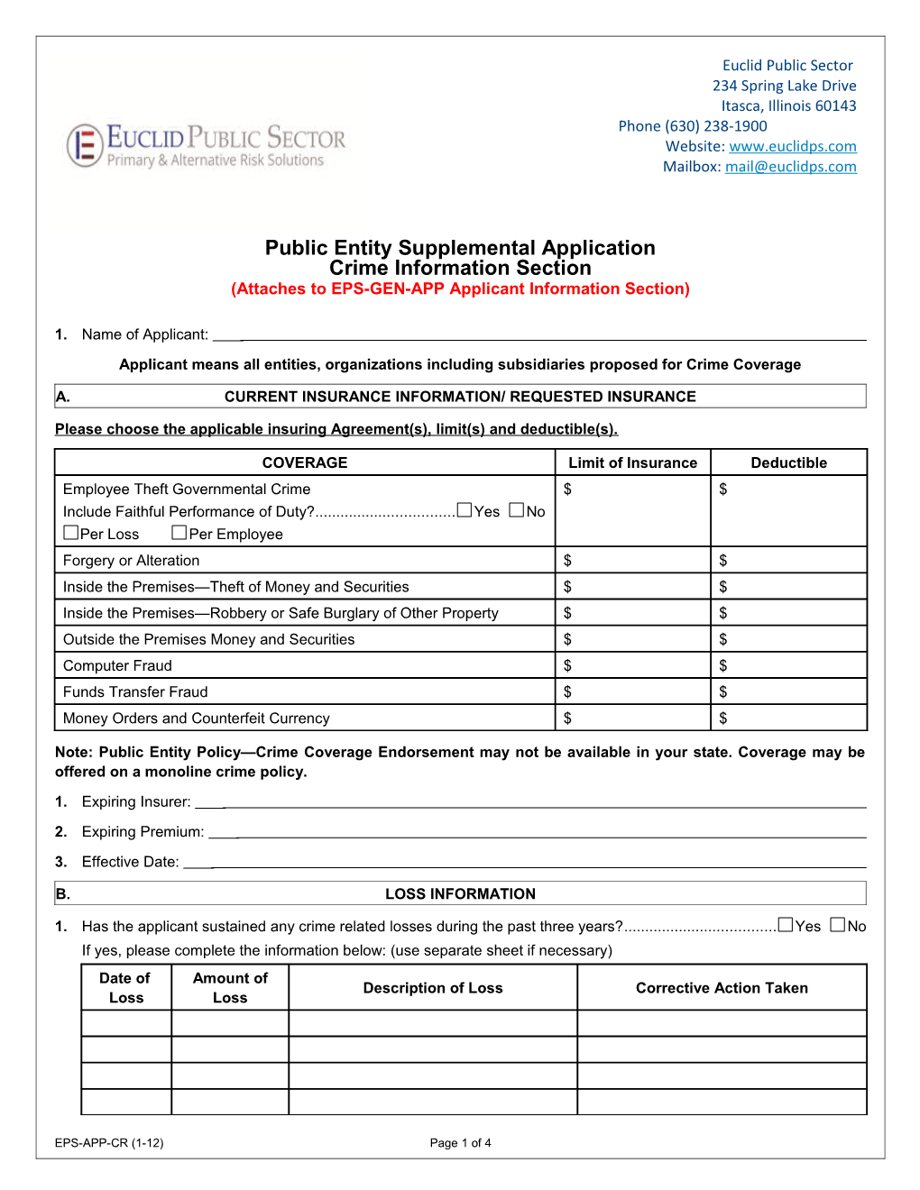 Public Entity Supplemental Application Crime Information System s1