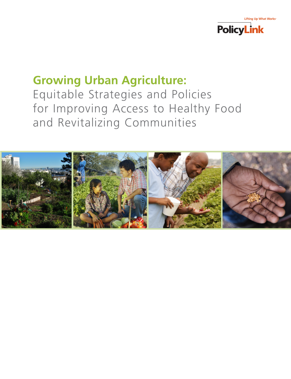 Growing Urban Agriculture