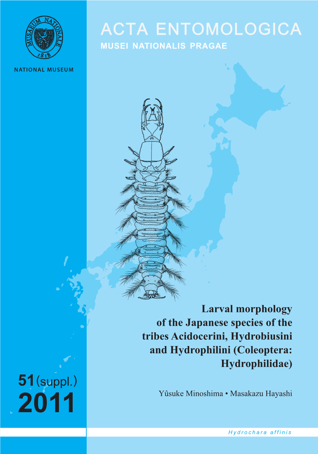 Coleoptera: Hydrophilidae) 51 (Suppl.) 2011 Yûsuke Minoshima • Masakazu Hayashi