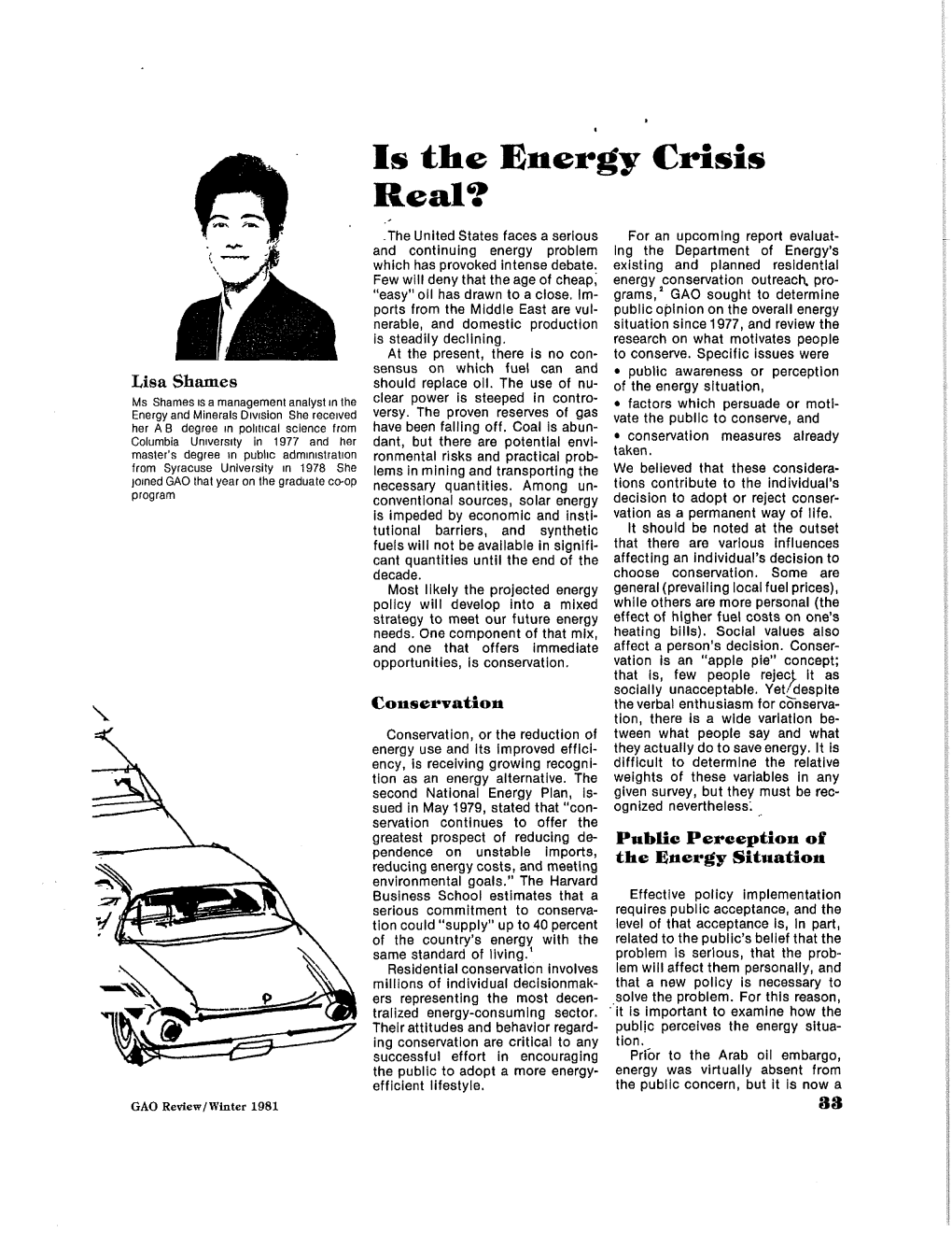 Is the Energy Crisis Real?