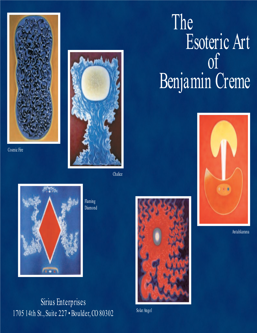 The Esoteric Art of Benjamin Creme