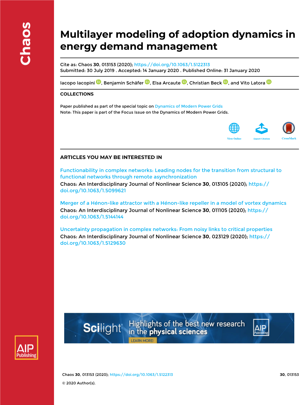 Multilayer Modeling of Adoption Dynamics in Energy Demand Management