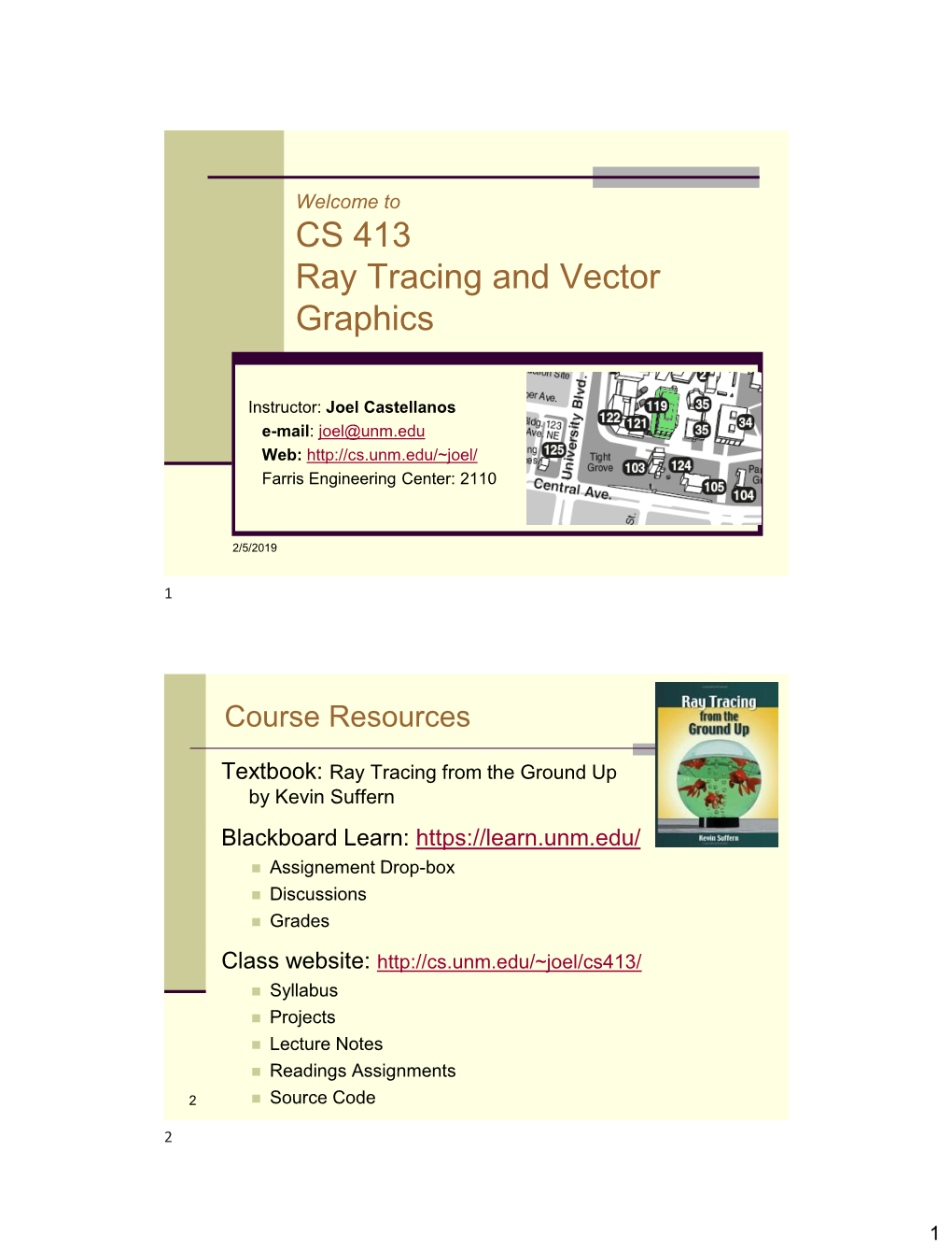 CS 413 Ray Tracing and Vector Graphics