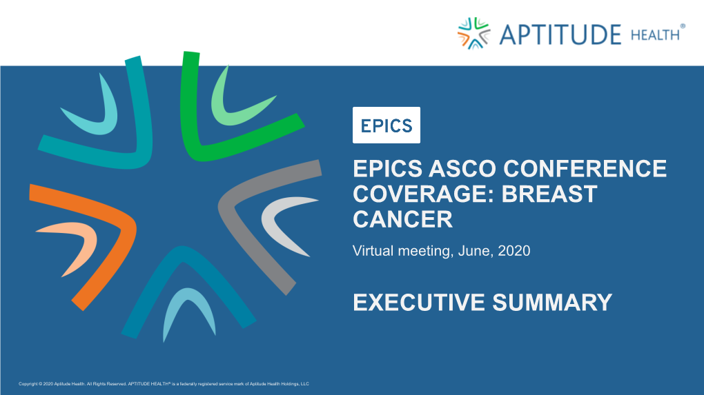 BREAST CANCER Virtual Meeting, June, 2020