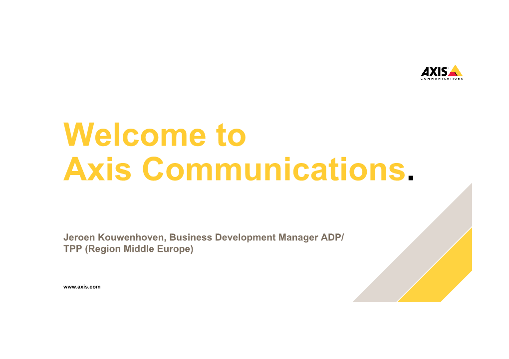 Axis Communications