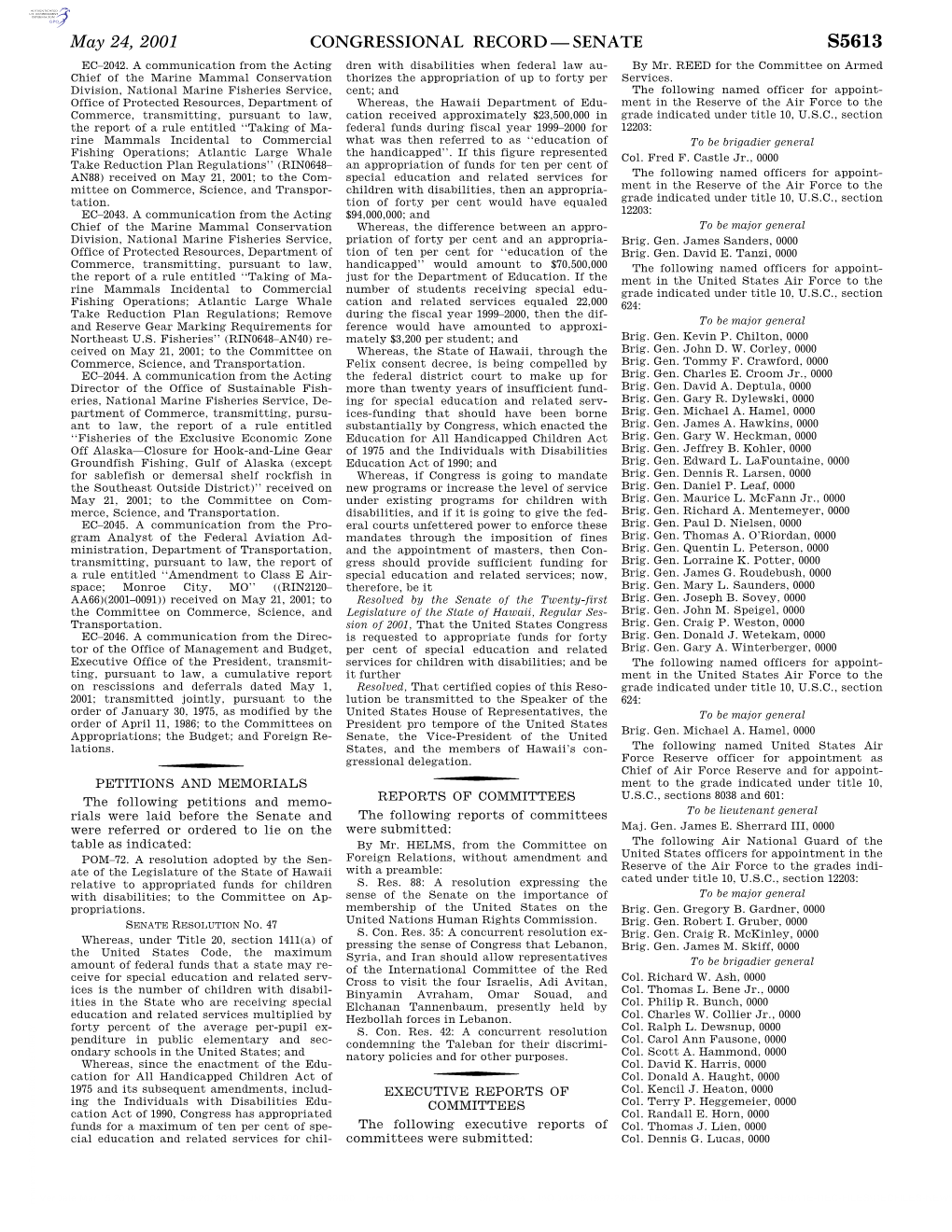 Congressional Record—Senate S5613