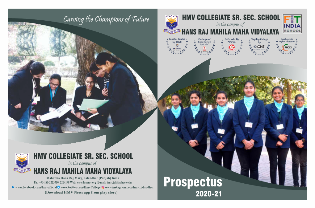 Hans Raj Mahila Maha Vidyalaya Hmv Collegiate Sr. Sec. School