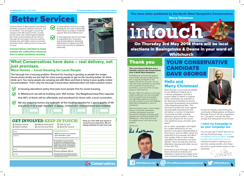 Intouch Winter 2017-18 Whitchurch