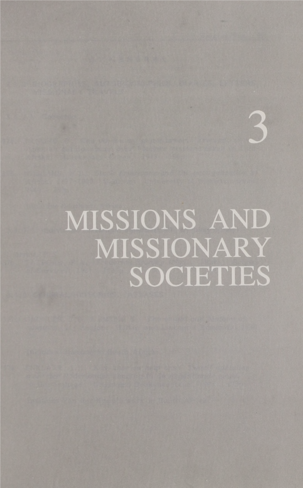 MISSIONS and MISSIONARY SOCIETIES Biographies 57