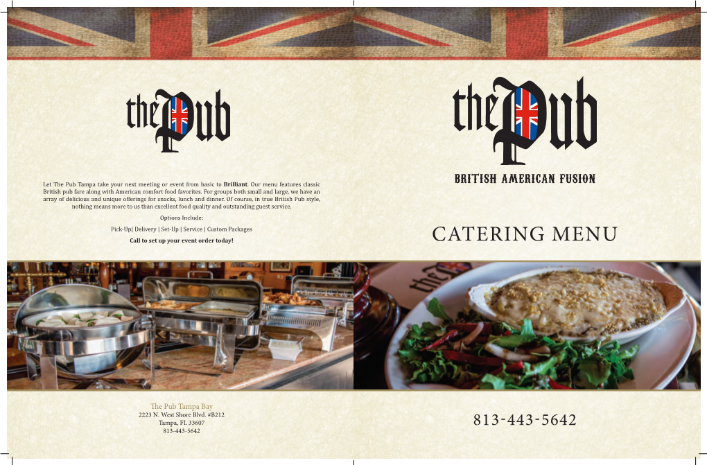 Off-Site Catering Menu