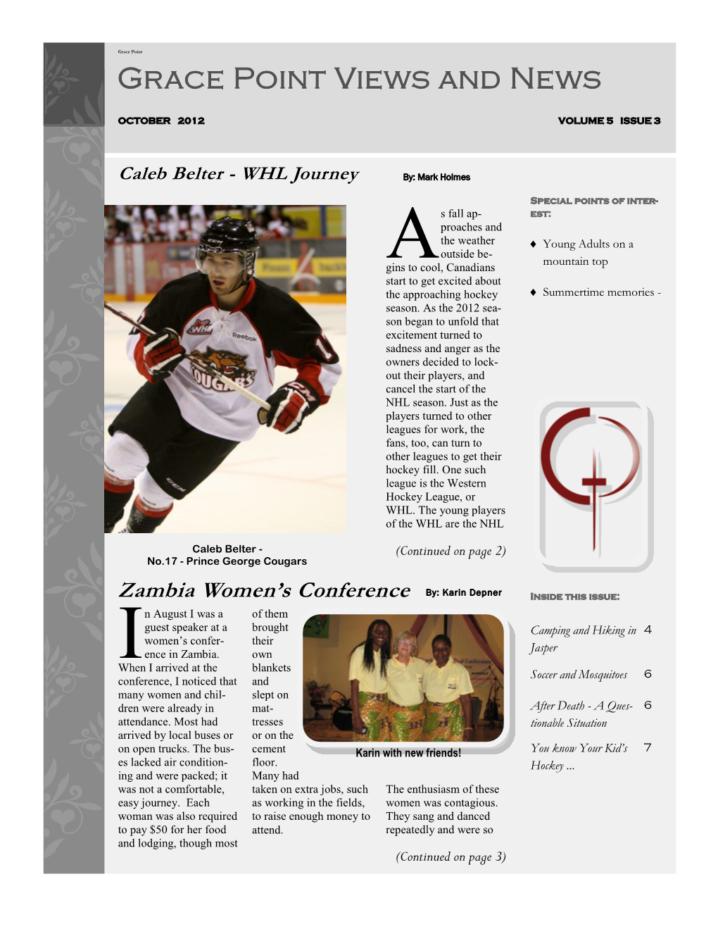 Caleb Belter - WHL Journey By: Mark Holmes