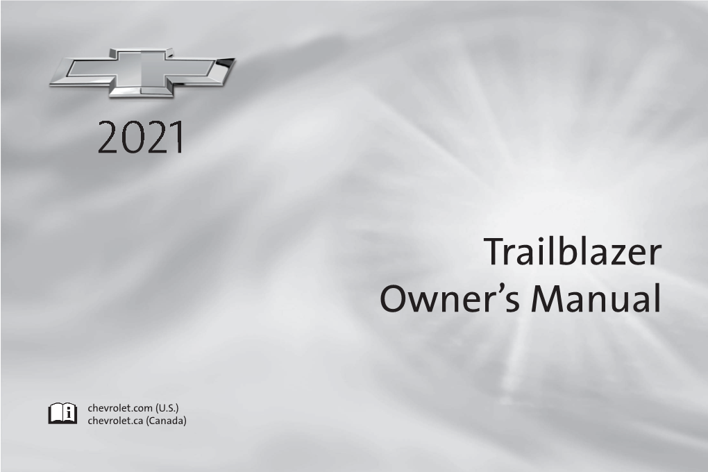 2021 Chevrolet Trailblazer Owners Manual