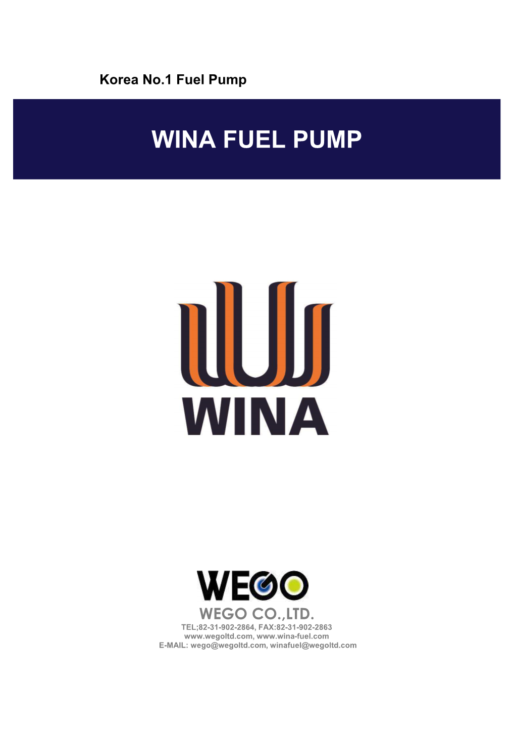 Wina Fuel Pump