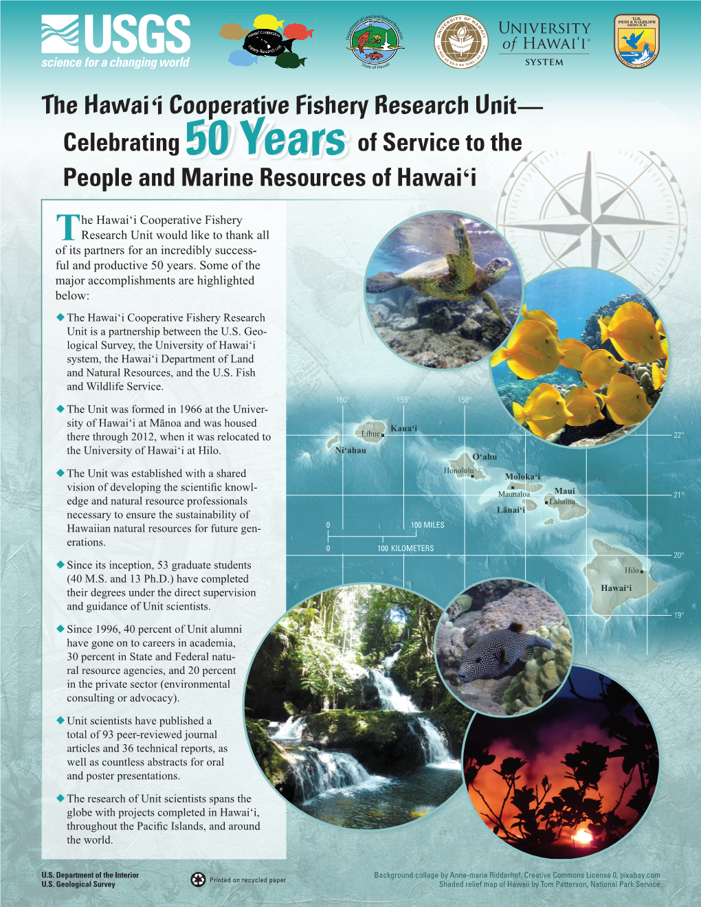 The Hawaiʻi Cooperative Fishery Research Unit—Celebrating 50