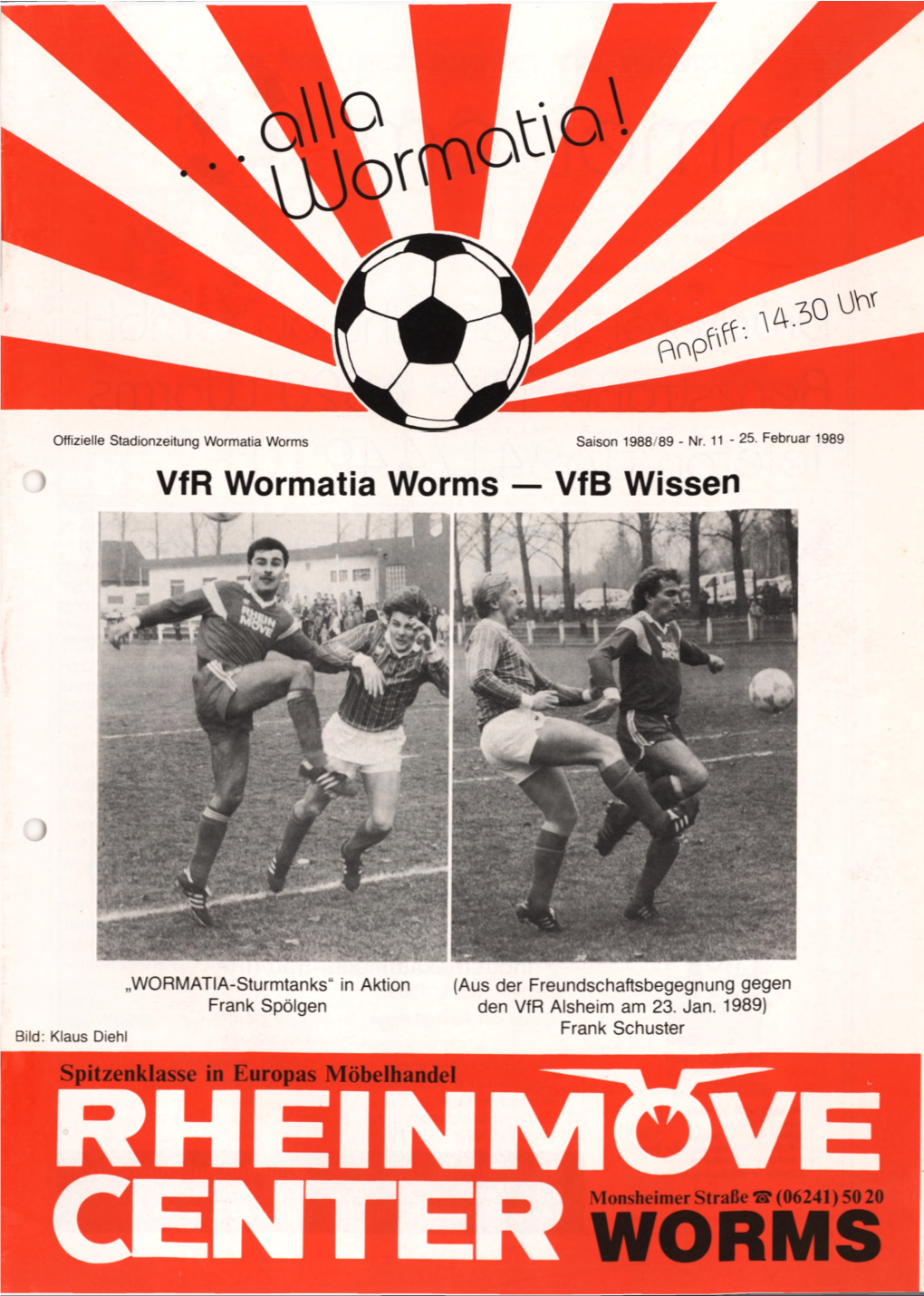 Vfr Wormatia Worms — Vfb Wissen