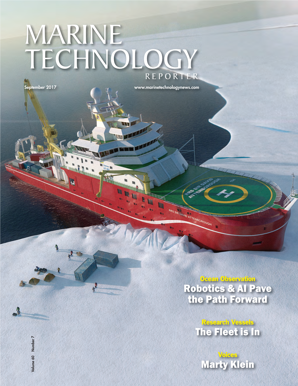 Marine Technology Reporter Coverseptember 2017.Indd 1 September 2017 TECHNOLOGY MARINE