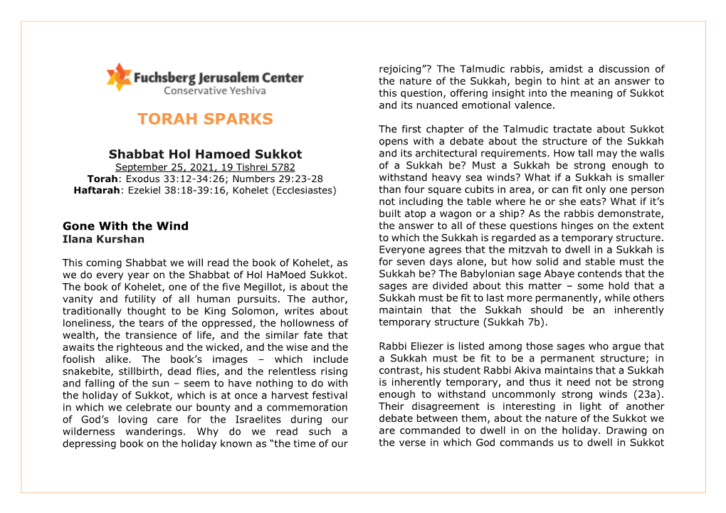 Torah Sparks