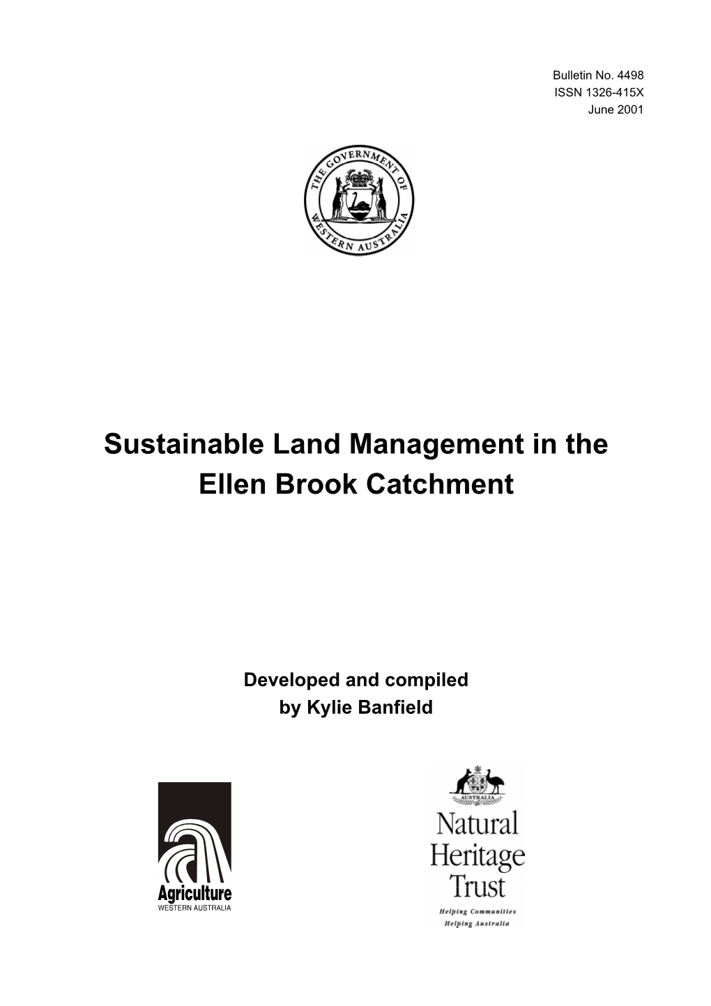 Sustainable Land Management in the Ellen Brook Catchment