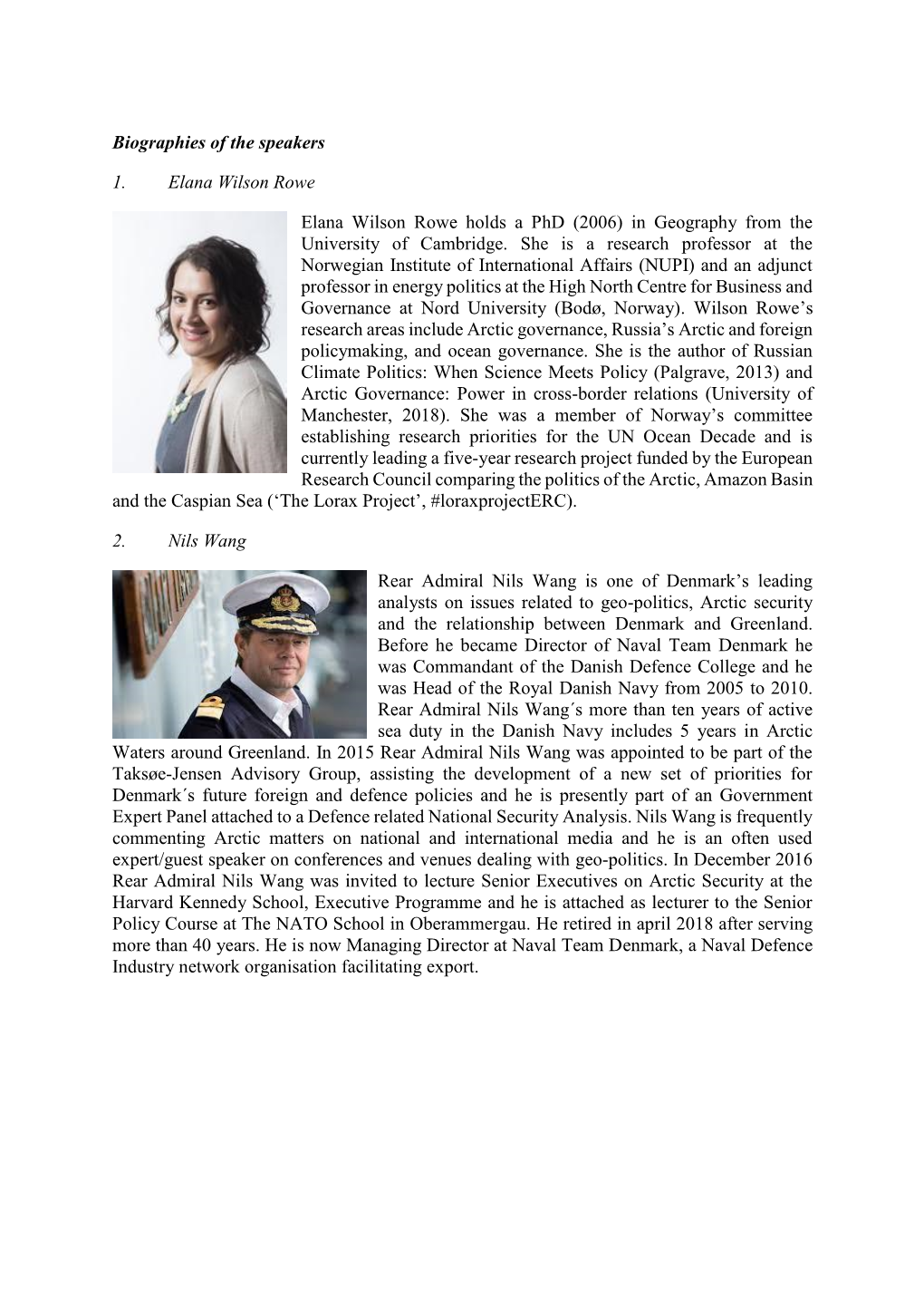 Biographies of the Speakers.Pdf