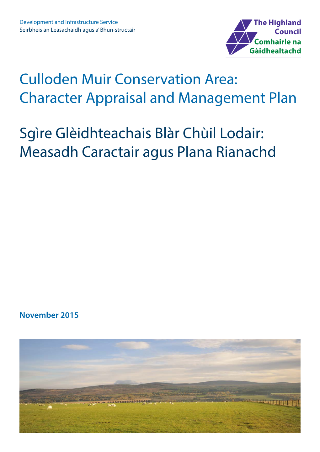 Culloden Muir Conservation Area: Character Appraisal and Management Plan