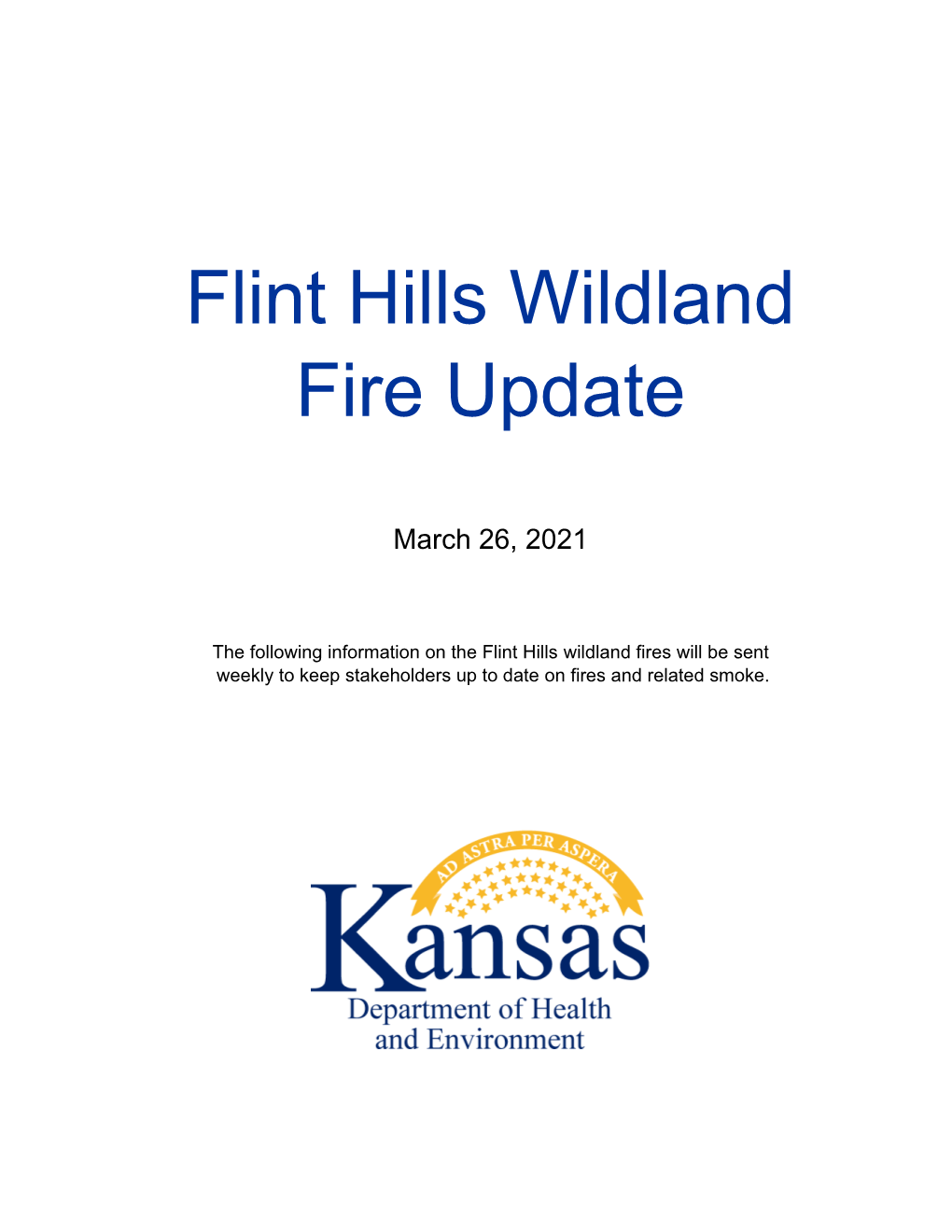 Flint Hills Wildland Fire Update