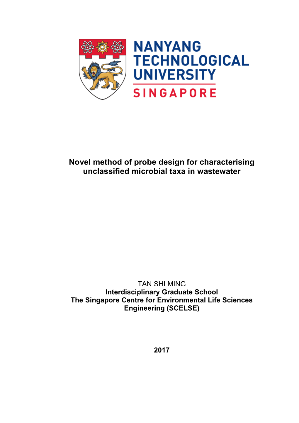 Novel Method of Probe Design for Characterising Unclassified Microbial Taxa in Wastewater