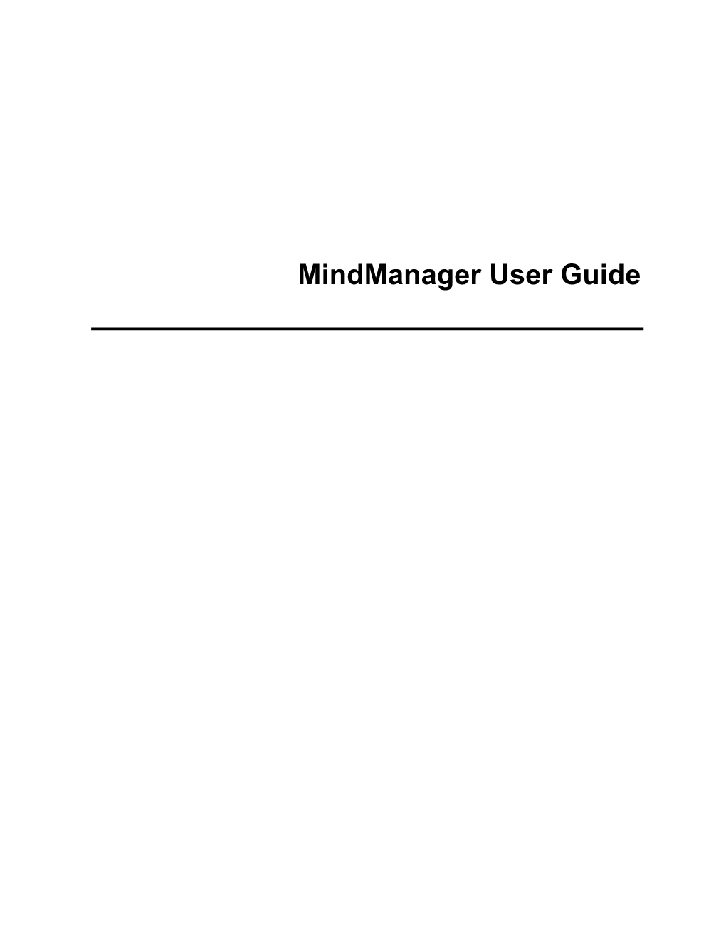 Mindmanager 2020 User Guide