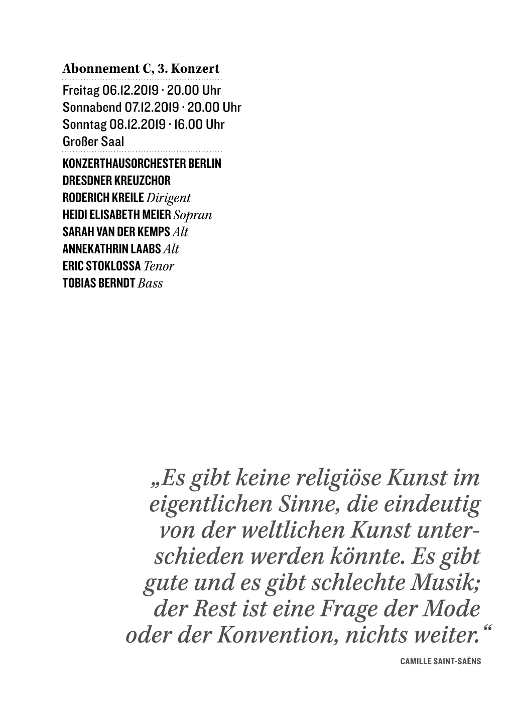 „Es Gibt Keine Religiöse Kunst Im Eigentlichen Sinne, Die Eindeutig Von Der Weltlichen Kunst Unter- Schieden Werden Könnte