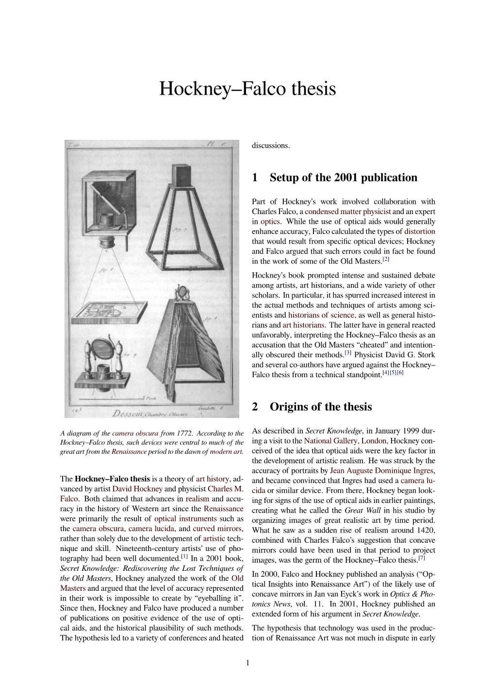 Hockney–Falco Thesis