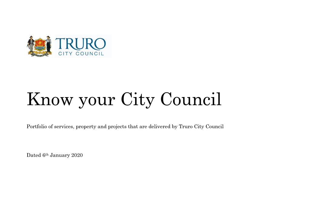 Know Your City Council