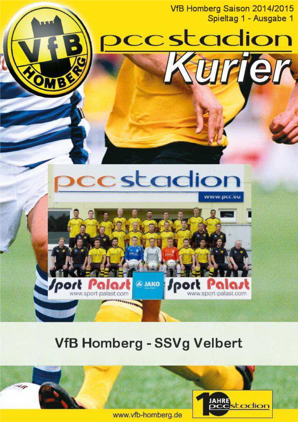 Vfb Homberg Kurier 20142015 01 Hp.Pub