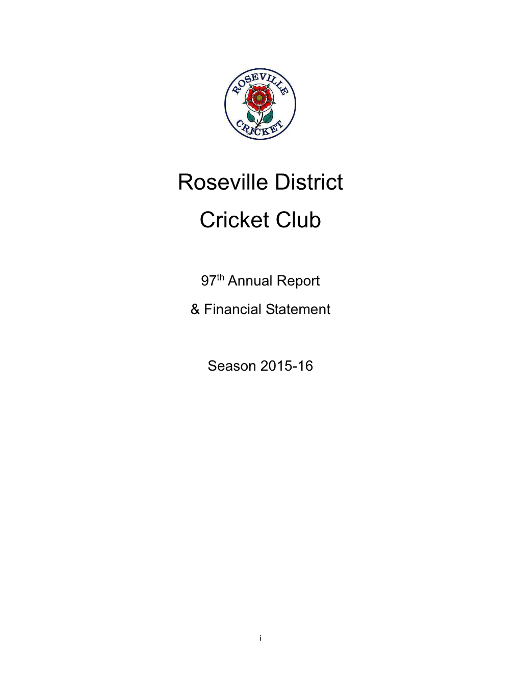 97Th Annual Report & Financial Statement Season 2015-16