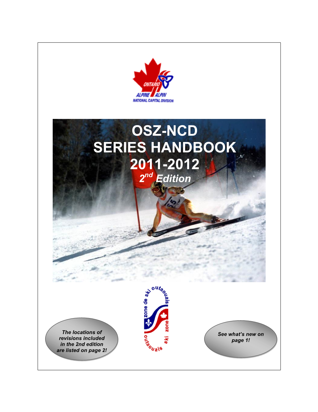 OSZ-NCD SERIES HANDBOOK 2011-2012 2Nd Edition
