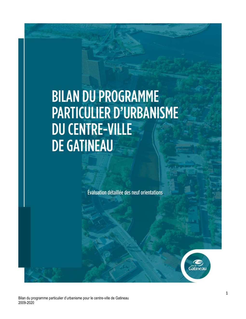 Bilan Du Programme Particulier D'urbanisme Pour Le Centre-Ville De