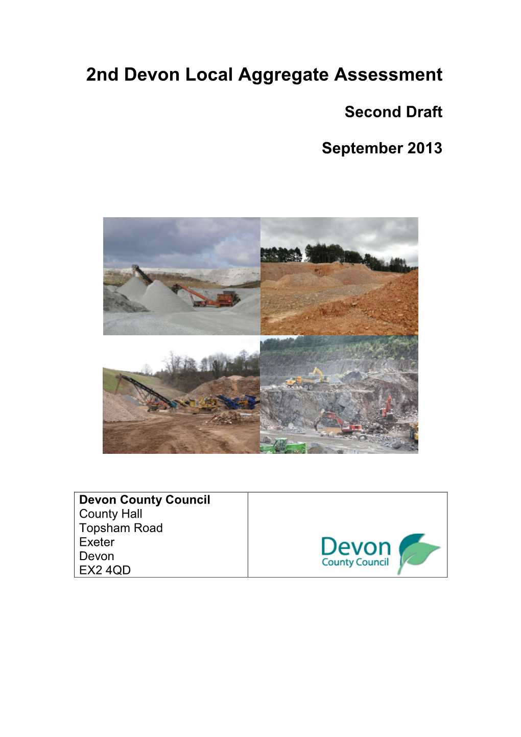 2Nd Devon Local Aggregate Assessment