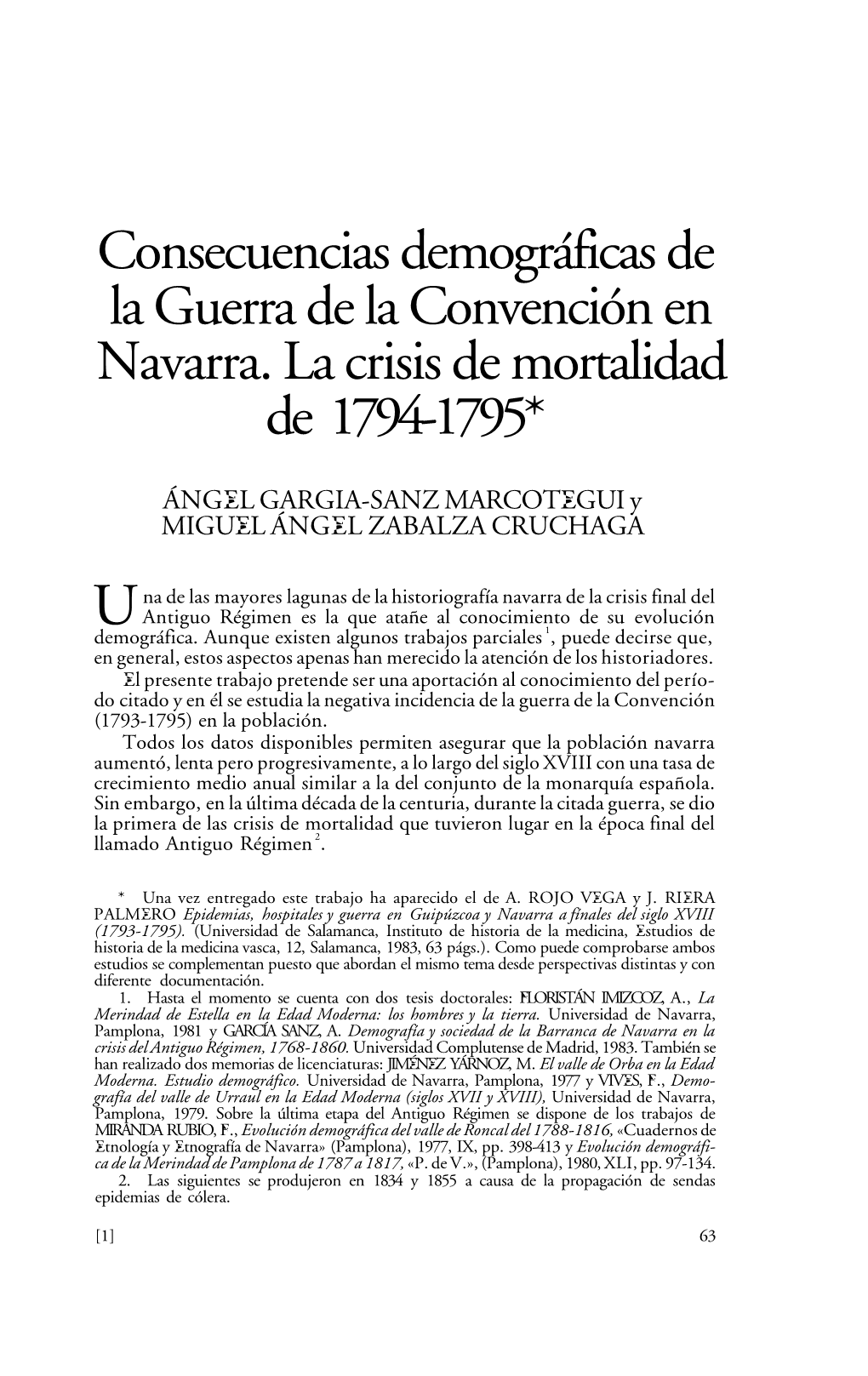 Consecuencias Demográficas De La Guerra De La Convención De