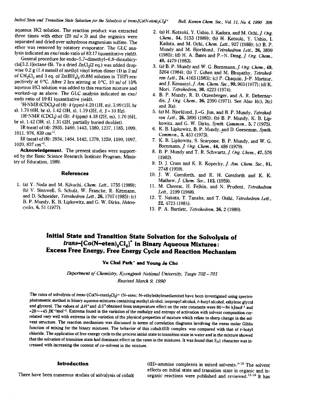 Initial State and Transition State Solvation for the Solvolysis of ^Razis