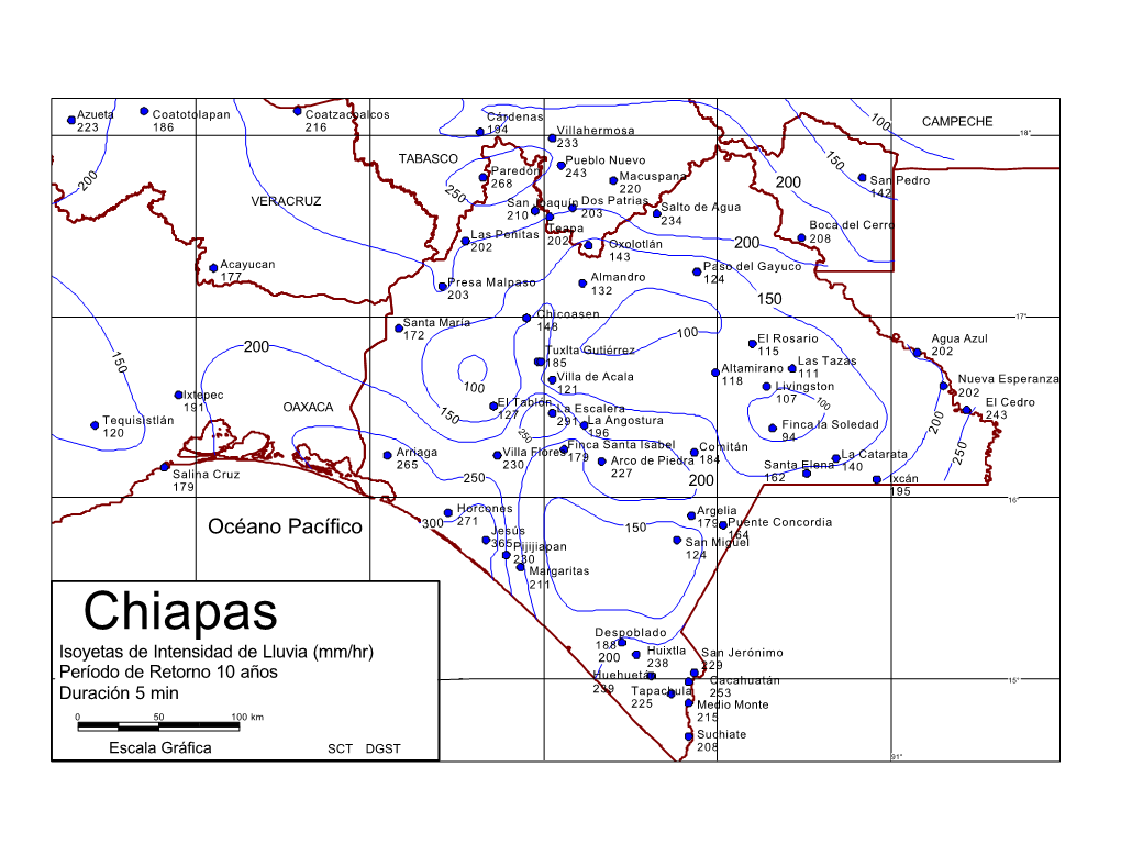 Isoyetas Chiapas SCT.Pdf