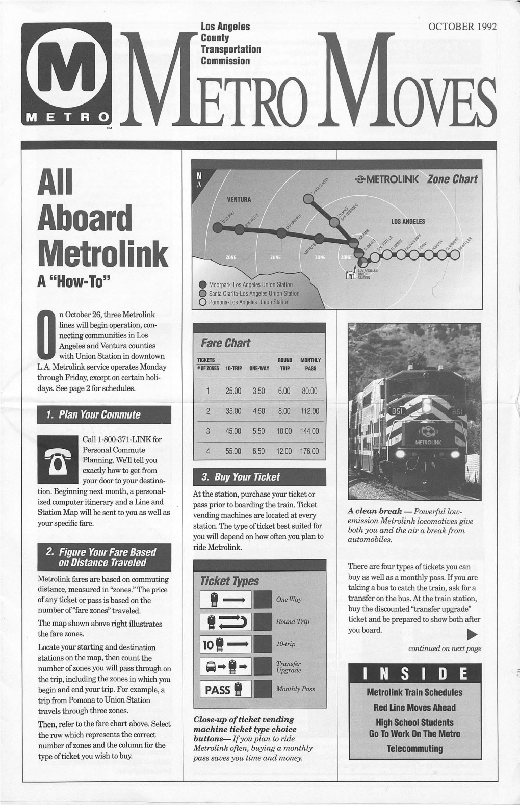 Metro Moves October 1992