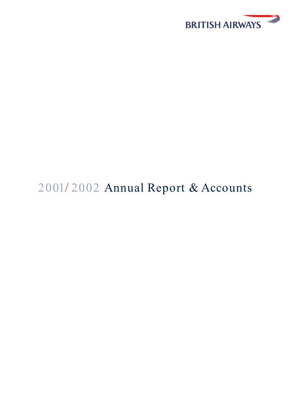 2001/2002 Annual Report & Accounts