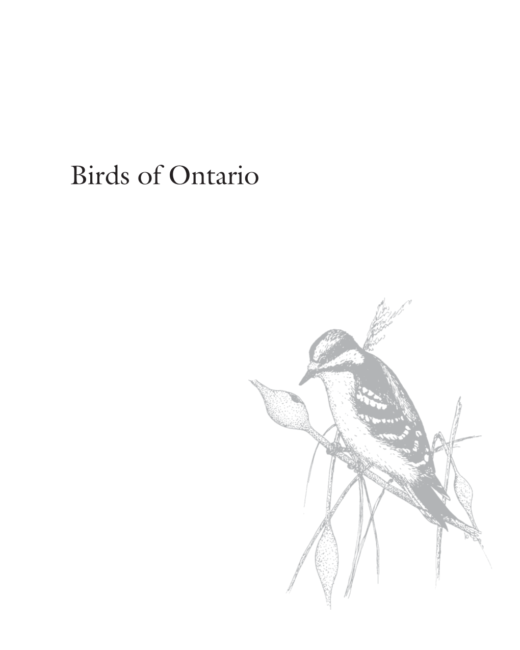 Birds of Ontario