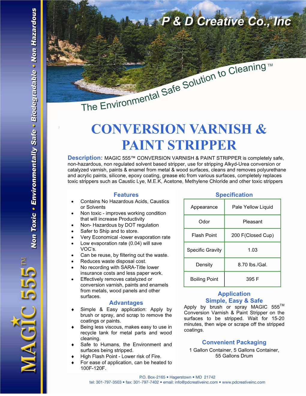 Conversion Varnish & Paint Stripper