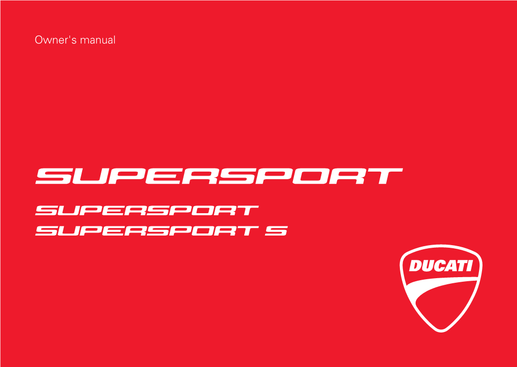 DUCATI-SUPERSPORT-2017-2018-Owners-Manual.Pdf