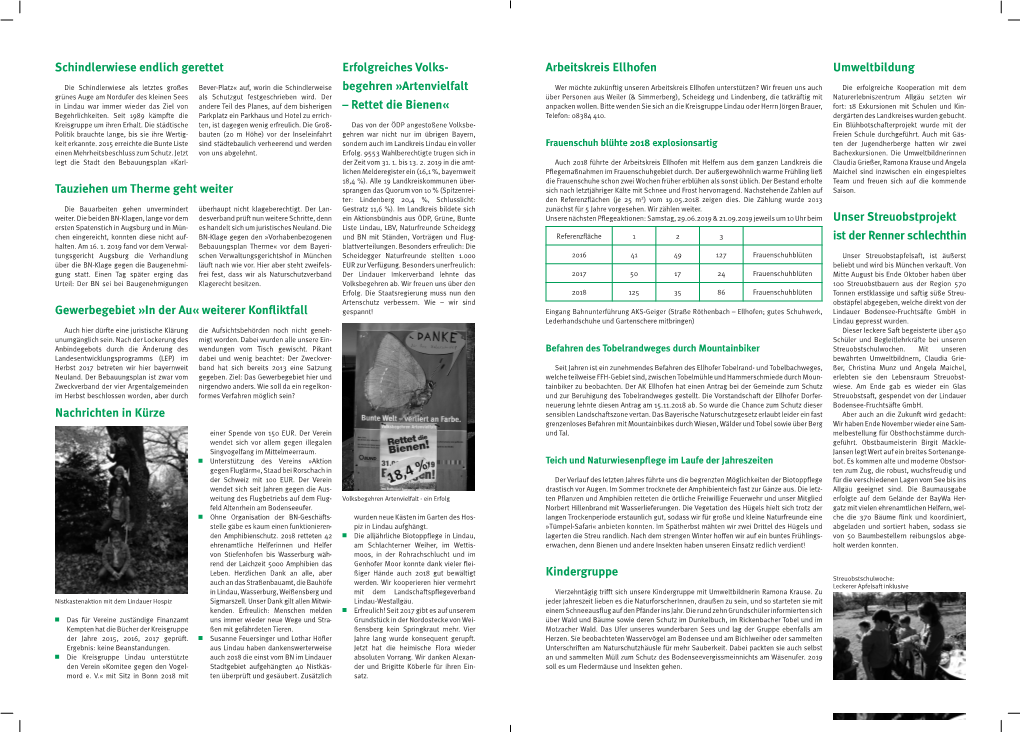 Kreisgruppenrundbrief 2019 Sendungen »Sterns Stunde« Wurden Zur Lindenberger Waldseegebiet Ein