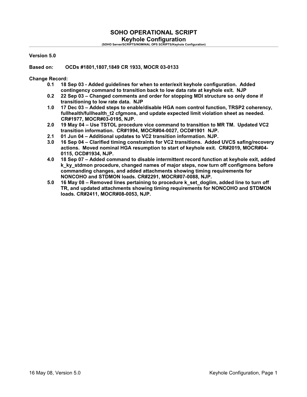 Soho Telemetry Burst Pass Plan Form