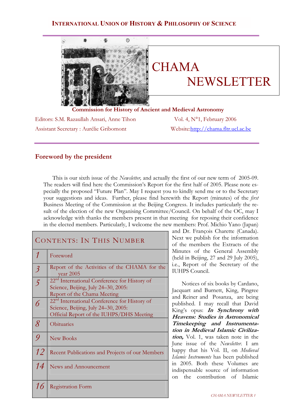 Chama Newsletter